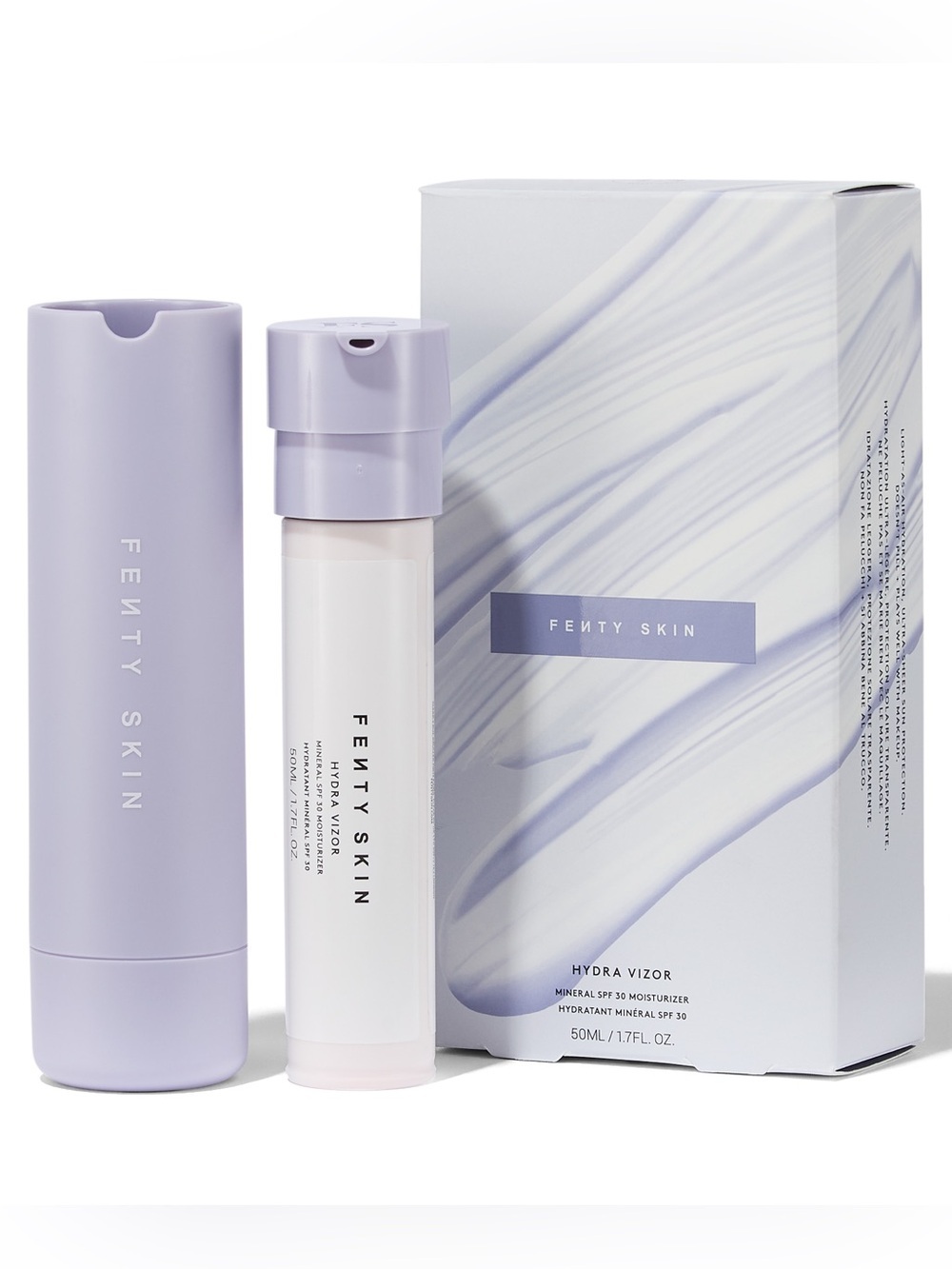 Fenty Skin Hydra Vizor Invisible Moisturizer Broad Spectrum SPF 30 sunscreen Set